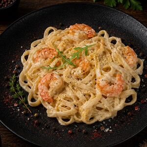 Паста с креветками