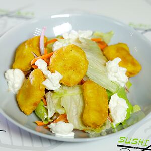 Салат с наггетсами 