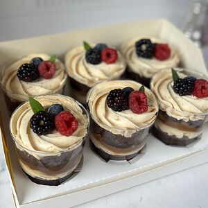 Трайфлы Сникерс (десерт в стакане, 6 шт.)