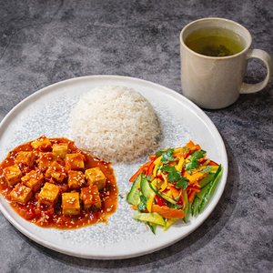 Комбо с тофу в томатном соусе