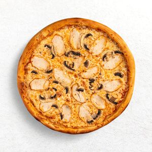 Пицца курица с грибами