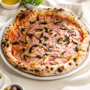 Детская пицца с ветчиной 