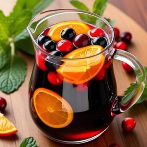 Чай смородина с апельсином