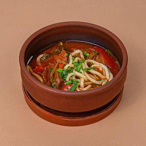 Лагман, заправленный по-мегрельски