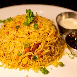 Chicken fried rice spicy