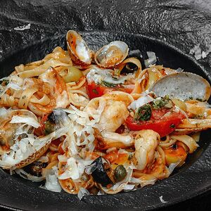 Паста Маринара с морепродуктами