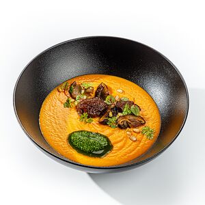 Крем-суп из из печеного батата 