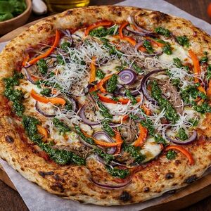 Со свининой и овощами маленькая