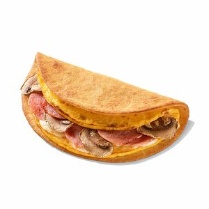 Омлет с ветчиной и грибами в пите 1 шт