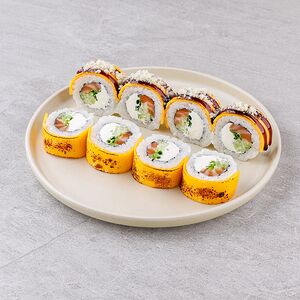 Сырный с лососем