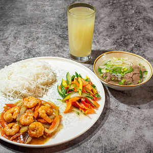 Вьет-комбо с креветками по-вьетнамски