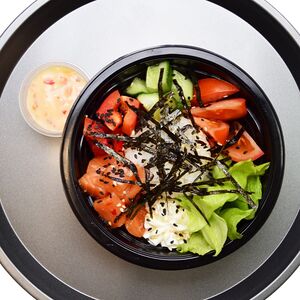 Поке с лососем