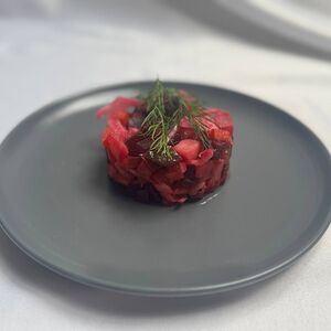 Винегрет с маринованной капустой
