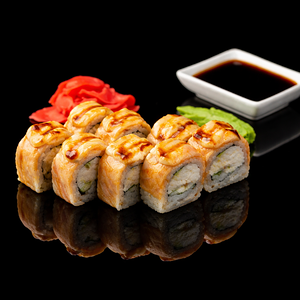 Запеченный Филадельфия с лососем