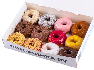 Бокс пончиков 50 на 50 М
