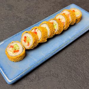 Веган ролл жареный