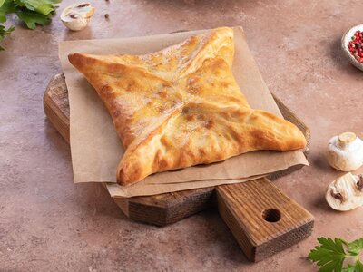 Гвезели с курицей и грибами 