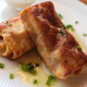 Блинчики с ветчиной и сыром