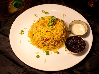 Плов веганский spicy