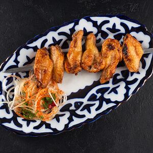 Куриные крылышки на мангале