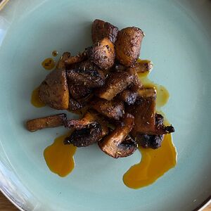 Шампиньоны гриль