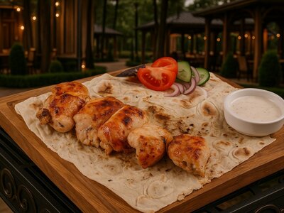 Шашлык из куриной грудки 