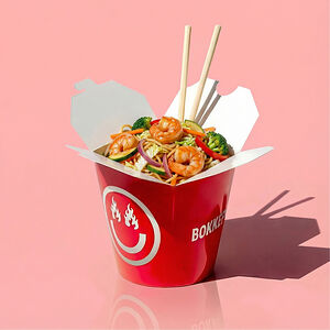 Вок креветки кисло-сладкий