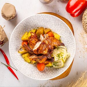 Цыпленок с картофелем