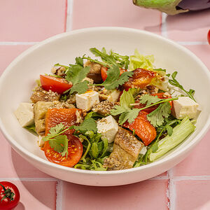 Салат с баклажанами