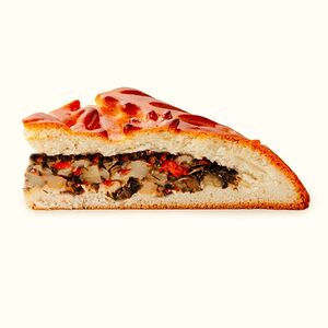 Пирог постный с картофелем и грибами