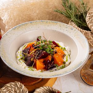 Салат со свеклой и тыквой