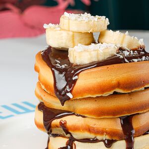 Панкейки Банан-Нутелла