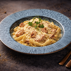 Феттучини с курицей под соусом песто 1/350