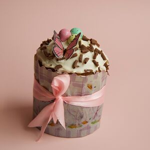 Кулич творожный (бездрожжевой)