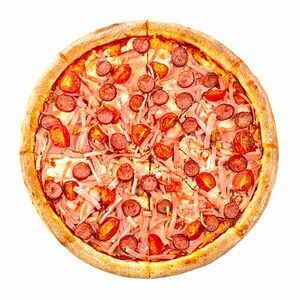Пицца Мясная с копченостями