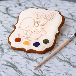 Пряник-раскраска Пасхальный зайка