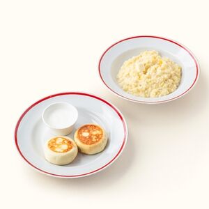 Завтрак с кашей и сырниками