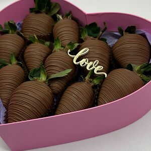 Клубника в шоколаде Сердце любимой  