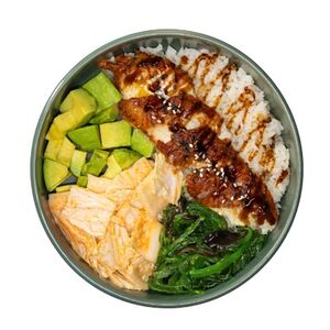 Поке-боул с угрём