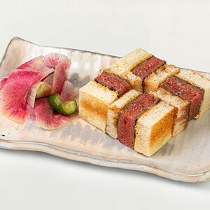 Кацу-сандо с вагю