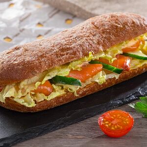 Сэндвич с лососем