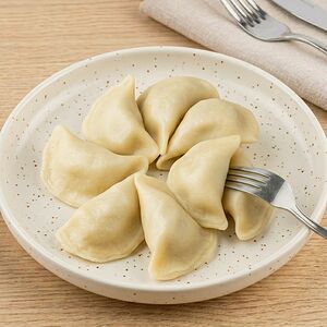 Вареники ручной лепки с картофелем и грибами