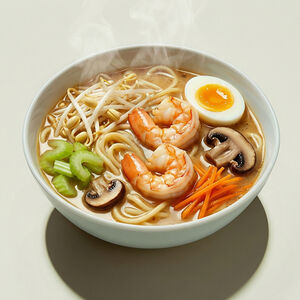 Рамен креветки мисо