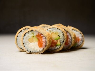 Ролл Темпура с лососем