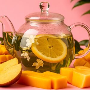 Чай сенча с жасмином и манго