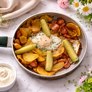 Сковородка по-домашнему с картошкой