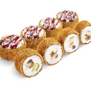 Жареный Унаги ролл