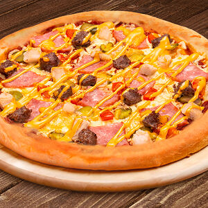 Пицца Чизбургер 30 см на тонком тесте