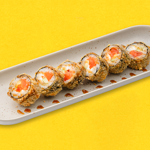 Темпура ролл лосось-унаги