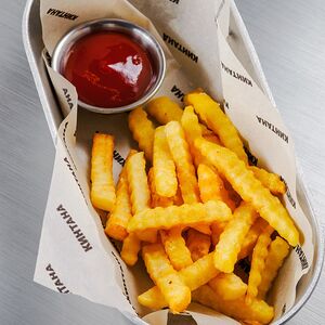 Рифленый картофель фри